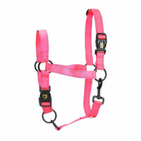 Produktbild von Excellent Horse Premium Pferd Halfter aus Nylon in Rosa Größe M