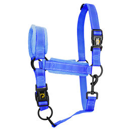Excellent Horse Superior Halfter für Pferde aus Nylon in Blau Größe XS – Bild 1 von 2