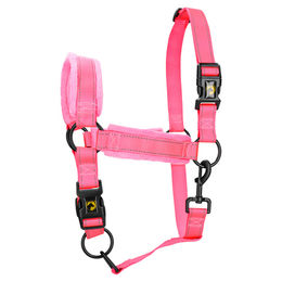 Produktbild von Excellent Horse Superior Pferdehalfter aus Nylon in Rosa Größe XL
