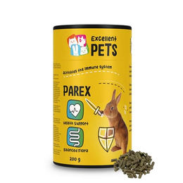 Excellent Parex Ergänzungsfutter für Kaninchen mit getrockneten Kräutern zur Förderung der Verdauung 200 g - 200 g – Bild 1 von 6