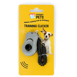 Produktbild von Excellent Pets Clicker für Hunde aus Kunststoff in Grau