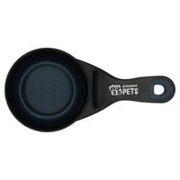 Produktbild von Excellent Pets Fütterschaufel mit Verriegelungsclip aus Kunststoff in Schwarz 1 Cup