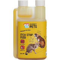 Produktbild von Excellent Pets Itch Stop Feed Haut-Fell-Supplement für Hunde und Katzen 250 ml - 250 ml