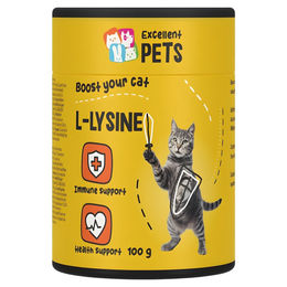 Produktbild von Excellent Pets L-Lysine Nahrungsergänzung zur Immunstärkung 100 g - 100 g