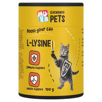 Produktbild von Excellent Pets L-Lysine Nahrungsergänzung zur Immunstärkung 100 g - 100 g