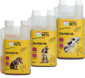 Excellent Pets Lachsöl für Hunde als Haut-Fell-Supplement für alle Altersstufen 1000 ml - 1000 ml – Bild 1 von 2
