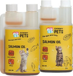 Excellent Pets Lachsöl Haut-Fell-Supplement für Katzen 500 ml - 500 ml – Bild 1 von 5