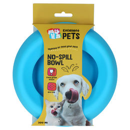 Produktbild von Excellent Pets No-Spill Futternapf aus Silikon Blau Größe S