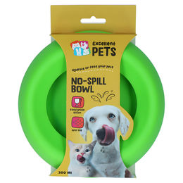 Produktbild von Excellent Pets No-Spill Futternapf aus Silikon Grün Größe S