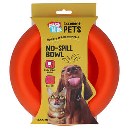 Produktbild von Excellent Pets No-Spill Futternapf aus Silikon Orange Größe M