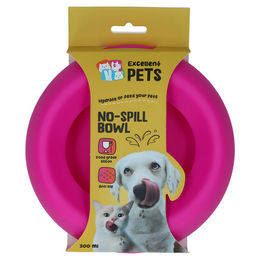Produktbild von Excellent Pets No-Spill Futternapf aus Silikon Rosa Größe S