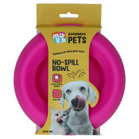 Produktbild von Excellent Pets No-Spill Futternapf aus Silikon Rosa Größe S