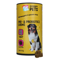 Produktbild von Excellent Pets Pre- & Probiotics Chews Hundesnacks für Adult Glutenfrei und Hypoallergen 480g