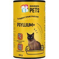 Produktbild von Excellent Pets Psyllium Plus Pulver zur Unterstützung der Verdauung für Katzen 100 g - 100 g