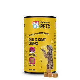 Excellent Pets Skin & Coat Soft Chews Hundesnacks mit Fisch glutenfrei 240g – Bild 1 von 2
