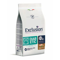 Produktbild von Exclusion Diabetic Medium/Large Hundediät Schwein 12 kg