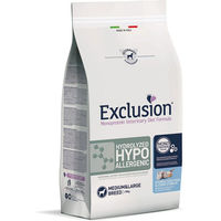 Produktbild von Exclusion Diet Hydrolyzed Hypoallergenic Trockenfutter für Hunde Mittel/Groß Adult Fisch und Maisstärke 2 kg - 2 kg