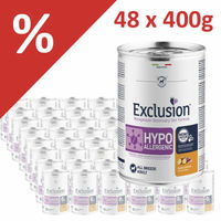 Produktbild von Exclusion Diet Hypoallergenes Hundefutter Ente und Kartoffel 48 x 400 g