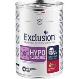 Produktbild von Exclusion Diet Hypoallergenes Hundefutter Ziege und Kartoffel 400 g - 24 x 400 g
