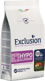 Produktbild von Exclusion Diet Hypoallergenic Medium/Large Adult Hundefutter mit Pferd und Kartoffel 2 x 12 kg - 2 x 12 kg