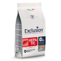 Produktbild von Exclusion Hepatic Diätfutter für Hunde Mittel und Große Rassen 12 kg