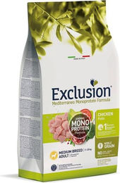 Exclusion Hundefutter Adult Mittelgroß Huhn Monoprotein weizenfrei ohne Soja und Mais 3 kg – Bild 1 von 1