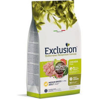 Produktbild von Exclusion Hundefutter Adult Mittelgroß Huhn Monoprotein weizenfrei ohne Soja und Mais 3 kg