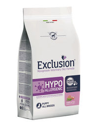 Exclusion Hundefutter Welpe Schwein & Erbse Hypoallergen Getreidefrei und Glutenfrei 12 kg – Bild 1 von 1