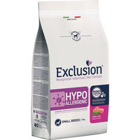 Produktbild von Exclusion Hypoallergenes Hundetrockenfutter Small Breed mit Schwein und Erbsen Adult 7 kg - 7 kg