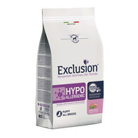 Produktbild von Exclusion Hypoallergenes Welpenfutter Schwein und Erbse für alle Rassen 12 kg