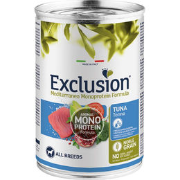 Produktbild von Exclusion Mediterraneo Adult Nassfutter Thunfisch Monoprotein 12 x 400 g
