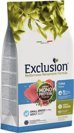 Exclusion Mediterraneo Noble Grain Hundefutter Adult für kleine Rassen Thunfisch glutenfrei und hypoallergen 2 kg – Bild 1 von 2