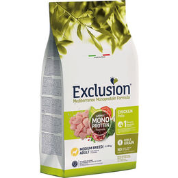 Exclusion Mediterraneo Noble Grain Hundefutter Adult Medium Huhn Monoprotein 12 kg - 12 kg – Bild 1 von 2
