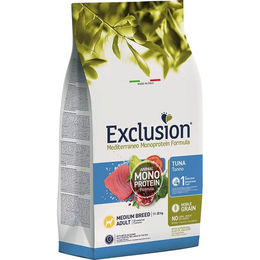 Exclusion Mediterraneo Noble Grain Hundefutter Adult Medium mit Thunfisch 12 kg - 12 kg – Bild 1 von 9