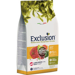 Exclusion Mediterraneo Noble Grain Hundefutter Adult Rind für große Rassen Glutenfrei 12 kg - 12 kg – Bild 1 von 4