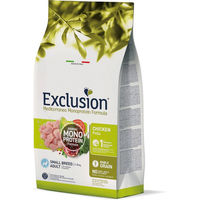 Produktbild von Exclusion Mediterraneo Noble Grain Hundefutter Adult Small Breed Huhn Hypoallergen Glutenfrei 7 kg - 7 kg