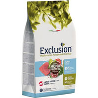 Produktbild von Exclusion Mediterraneo Noble Grain Puppy Hundefutter für große Rassen Thunfisch 12 kg