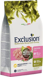 Exclusion Mediterraneo Noble Grain Puppy Welpenfutter Huhn für mittelgroße Rassen 3 kg – Bild 1 von 1