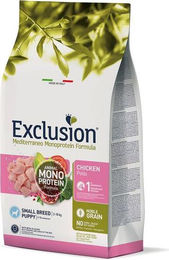 Exclusion Mediterraneo Noble Grain Welpenfutter Huhn für kleine Hunde glutenfrei Monoprotein 2 kg – Bild 1 von 2