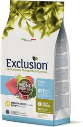 Exclusion Mediterraneo Noble Grain Welpenfutter Thunfisch für mittlere Rassen glutenfrei 3 kg – Bild 1 von 4
