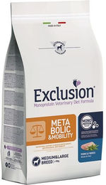 Exclusion Metabolic & Mobility Hundefutter Schwein und Hanf für erwachsene mittlere und große Hunde 12 kg - 12 kg – Bild 1 von 4