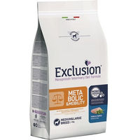 Produktbild von Exclusion Metabolic & Mobility Hundefutter Schwein und Hanf für erwachsene mittlere und große Hunde 12 kg - 12 kg