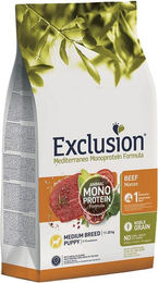 Exclusion Puppy Medium Granulat für Welpen mittelgroßer Rassen mit Rind und ohne Soja, 3 kg – Bild 1 von 1