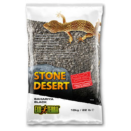 Exo Terra Bahariya Black Stone Desert Reptilien Substrat Schwarz 10 kg - 10 kg – Bild 1 von 5