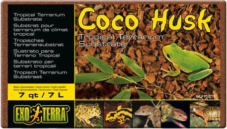 Exo Terra Coco Husk Kokossubstrat für Schlangen, Echsen und Geckos 20L - 20 l – Bild 1 von 3