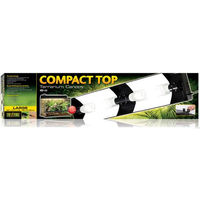 Produktbild von Exo Terra Compact Top Terrarienabdeckung für Reptilien und Frösche mit Reflektor 90x9x20cm