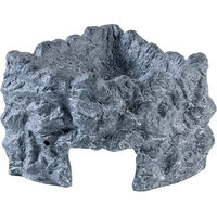 Produktbild von Exo Terra Corner Cave Feucht-Höhle aus Keramik für Reptilien und Wirbellose Grau Größe L - 150 ml