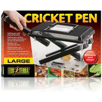 Produktbild von Exo Terra Cricket Box L Hartschalen-Box für Insekten aus Kunststoff mit Spenderröhren und Schwämmen
