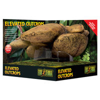Produktbild von Exo Terra Elevated Outcrops Erhöhte Felsenformation für Reptilien und Amphibien Braun Größe M aus Kunstharz