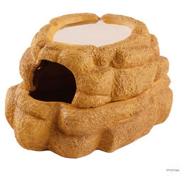 Exo Terra Feucht-Höhle Big Rock aus Keramik für Reptilien Amphibien und Wirbellose Größe L – Bild 1 von 2